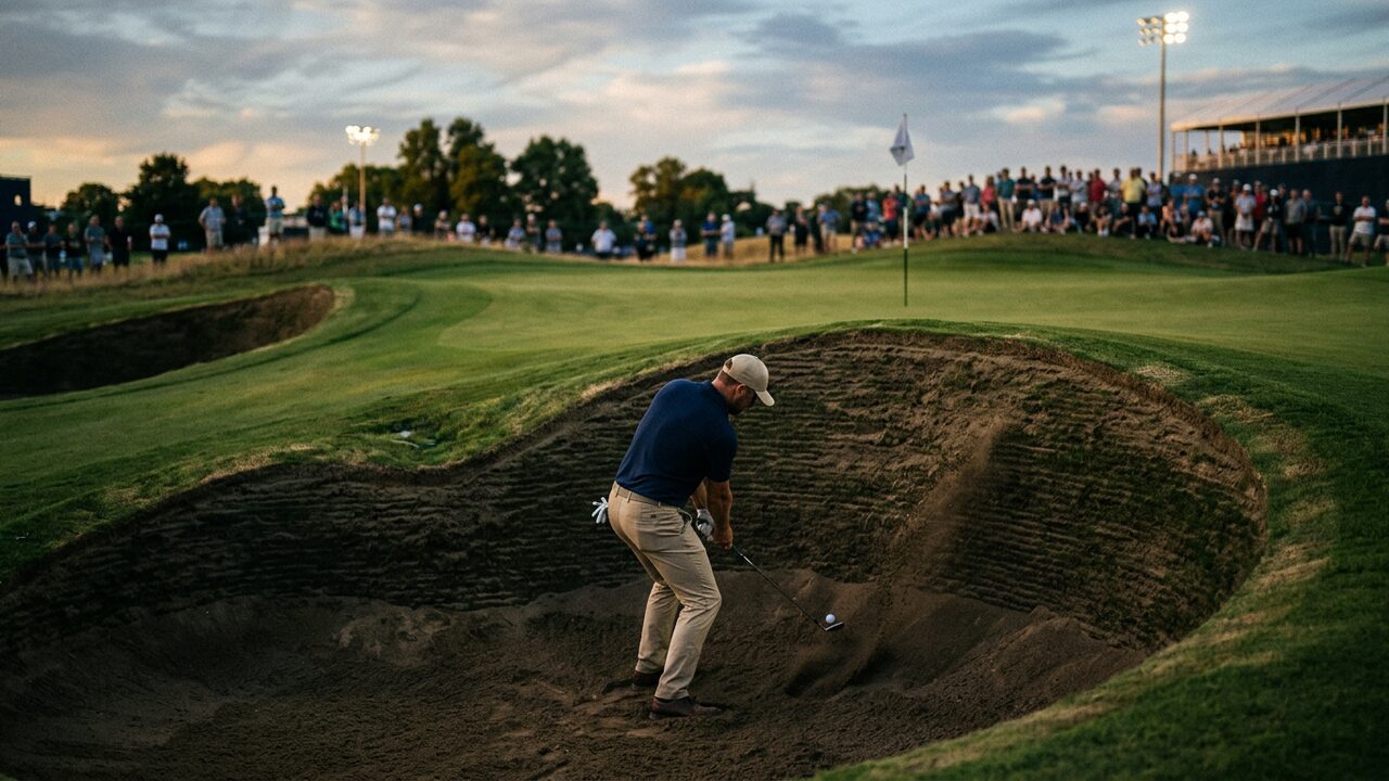 Bunker design manufactures difficulty on purpose