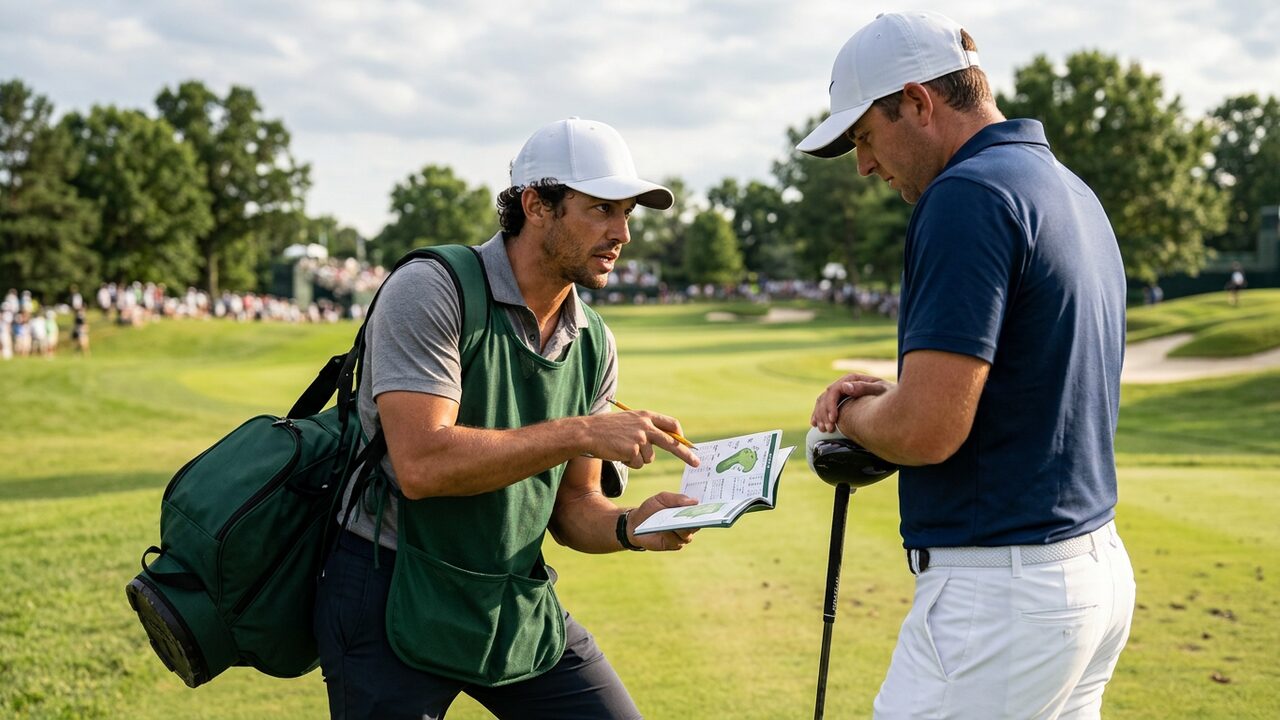 How a caddie actually decides, shot by shot