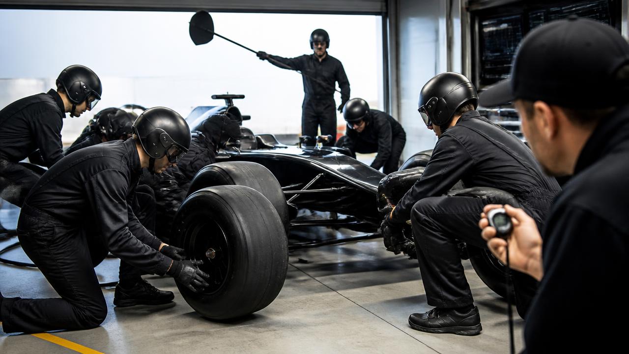 The quiet craft of a pit crew