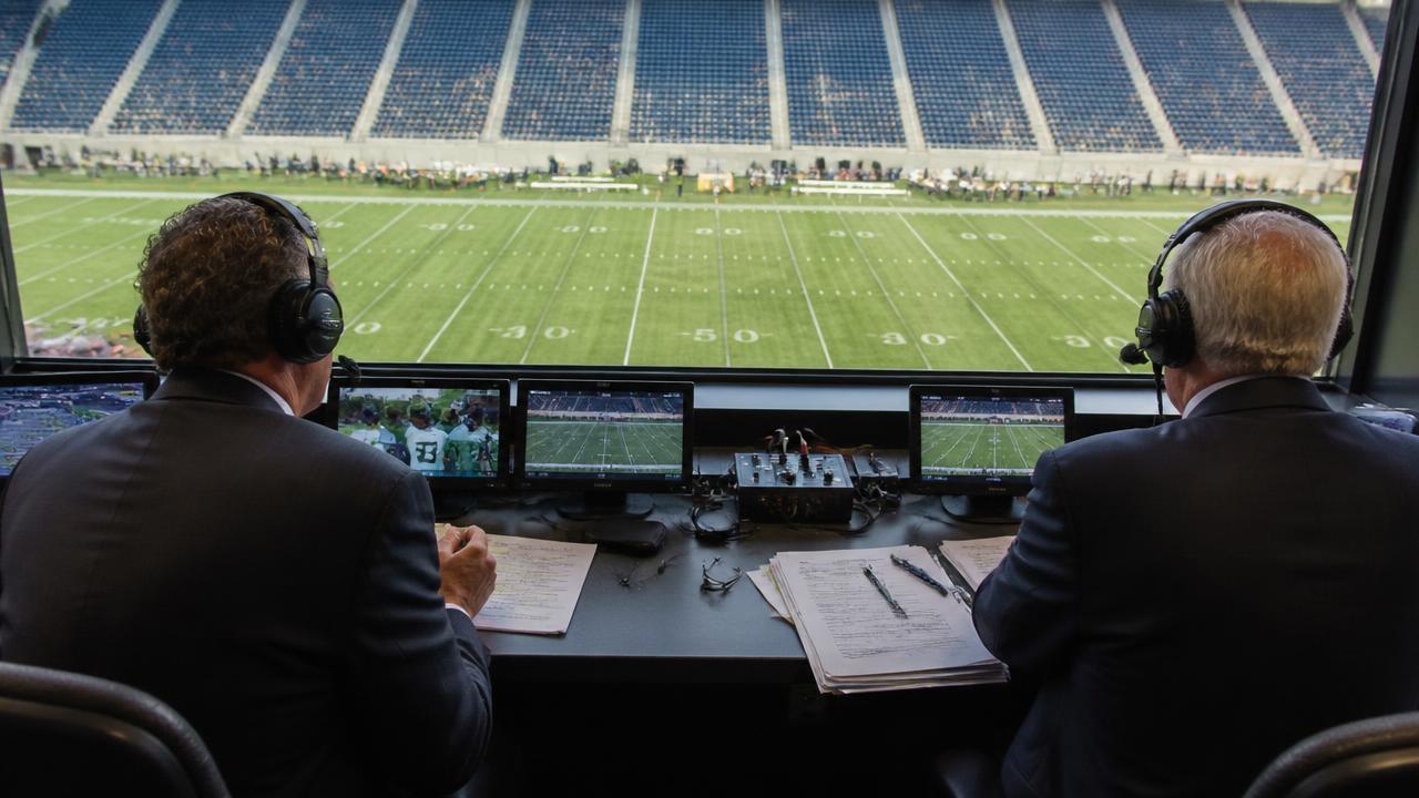 The broadcast booth shapes how you see the game